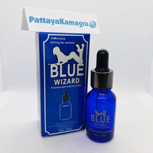 Blue Wizard Aphrodisiac 15ML - Effective treatment for woman Blue Wizard Aphrodisiac 15ML in a nice package.