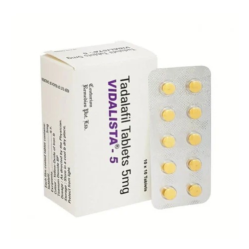 Vidalista 5mg: Effective Treatment for Erectile Dysfunction Vidalista 5mg tablets in blister pack