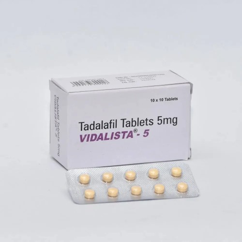 Vidalista 5mg: Effective Treatment for Erectile Dysfunction Vidalista 5mg tablets in blister pack
