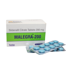 Malegra 200 mg (Sildenafil) – TH & Intl 🌍 (No USA)